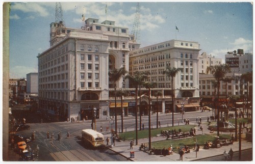 U.S. Grant Hotel and plaza, San Diego, California