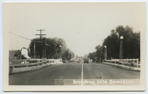 Broadway, into Escondido