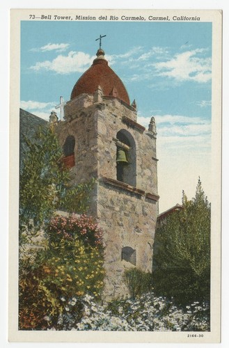 Bell Tower, Mission del Rio Carmelo, Carmel, California