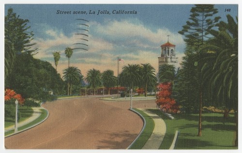 Street scene, La Jolla, California