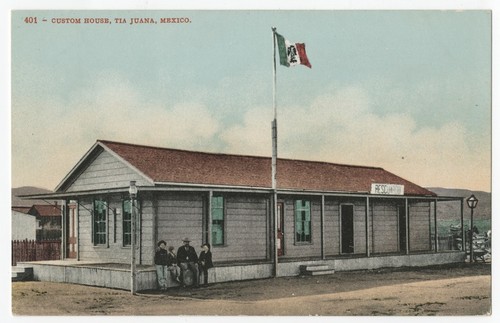 Custom house, Tia Juana, Mexico