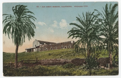 San Diego Mission, California. Founded 1769