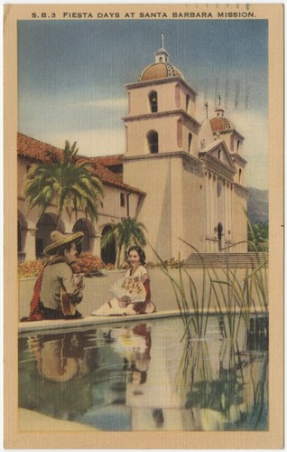 Fiesta days at Santa Barbara Mission