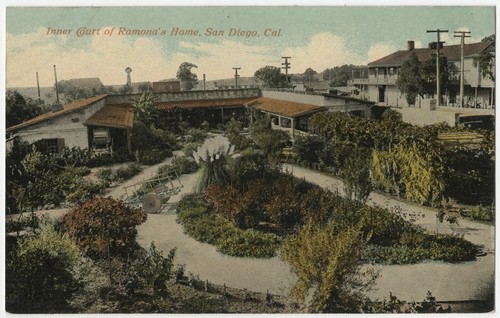 Inner Court of Ramona's home, San Diego, Cal