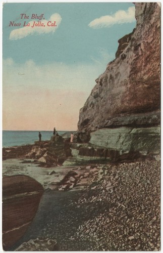 The bluff, Near La Jolla, Cal