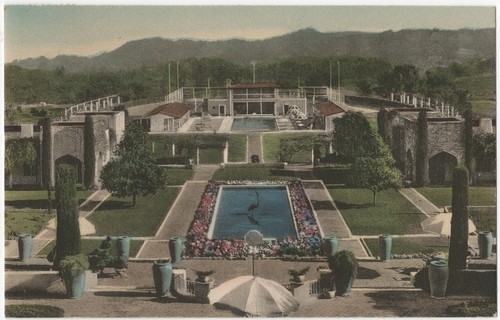 Samarkand - Persian Hotel Gardens and Swimming Pool Santa Barbara, California