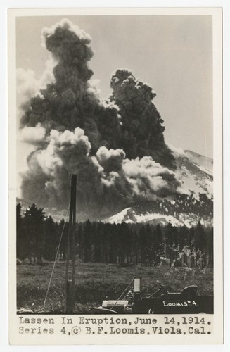 Lassen in eruption June 14, 1914