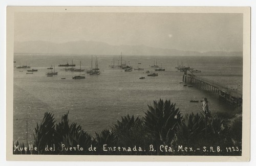 Muelle del Puerto de Ensenada. B. Cfa. Mex