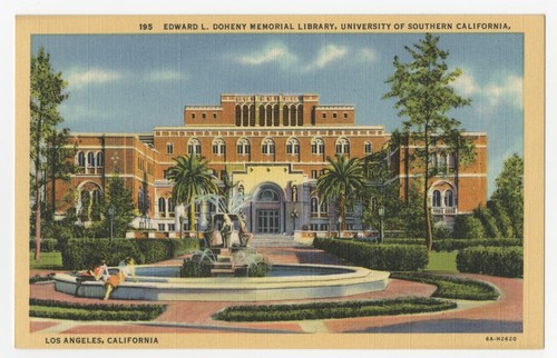 Edward L. Doheny Memorial Library, University of Southern California, Los Angeles, California