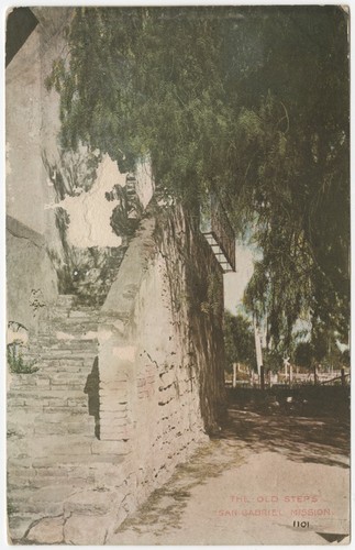 The Old Steps San Gabriel Mission