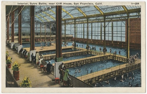 Interior, Sutro Baths, near Cliff House, San Francisco, Calif