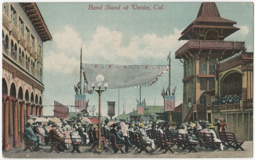 Band stand at Venice, Cal