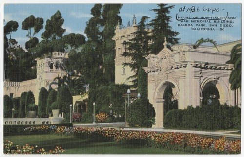 House of Hospitality and War Memorial Building, Balboa Park, San Diego, California