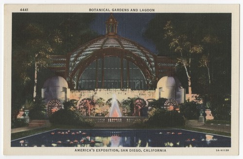 Botanical gardens and lagoon