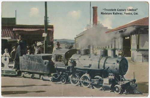 "Twentieth Century Limited" miniature railway, Venice, Cal