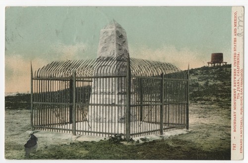 Boundary Monument between United States and Mexico, Tia Juana