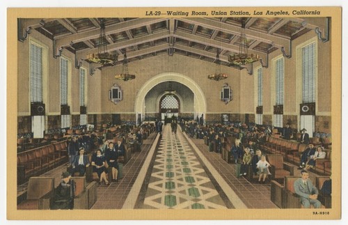 Waiting Room, Union Station, Los Angeles, California