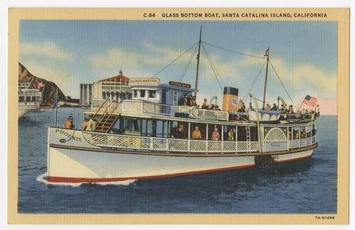 Glass bottom boat, Santa Catalina Island, California