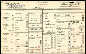WPA household census for 1526 WEST 71ST STREET, Los Angeles County