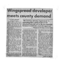 Wingspread developer meets county demand