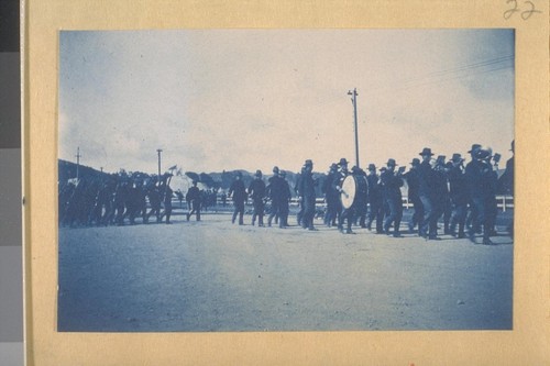 20th Kansas Volunteers marching from Guard Mount