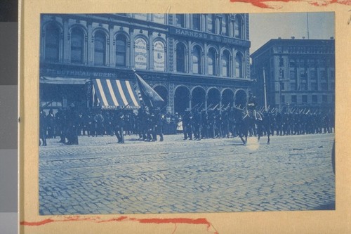 51st Iowa Volunteers on parade, July 4, 1898