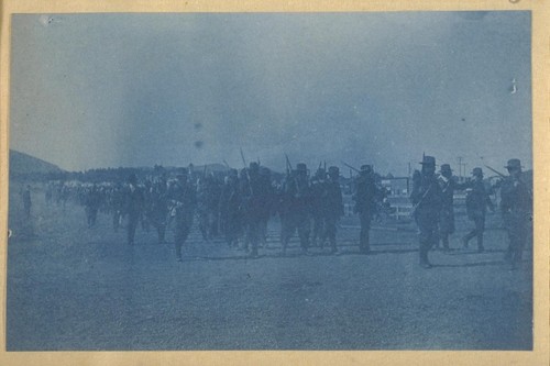 14th Infantry on the march, to go on board the transport