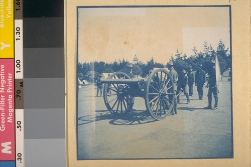 Battery "A" Utah Volunteers at Drill