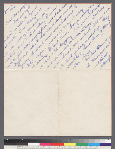 Letter from Emiko Hayashi to Claire D. Sprauge