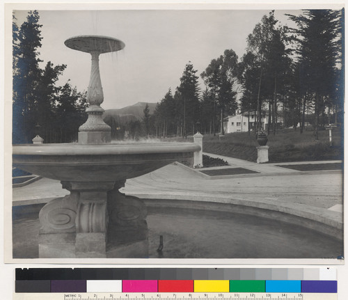 St. Francis Wood Circle fountain (2), San Francisco, c. 1912