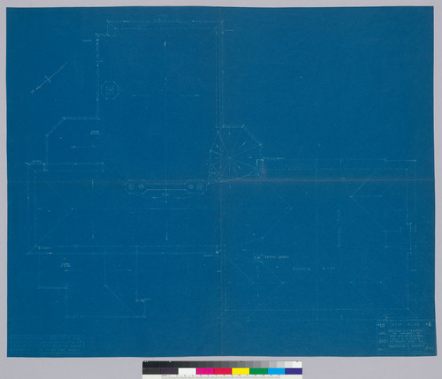 Heckscher Residence addition, roof plan, San Francisco, 1919