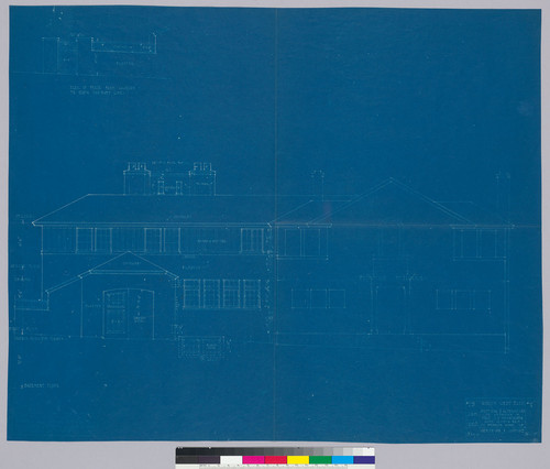 Heckscher Residence addition, north west elevation, San Francisco, 1919