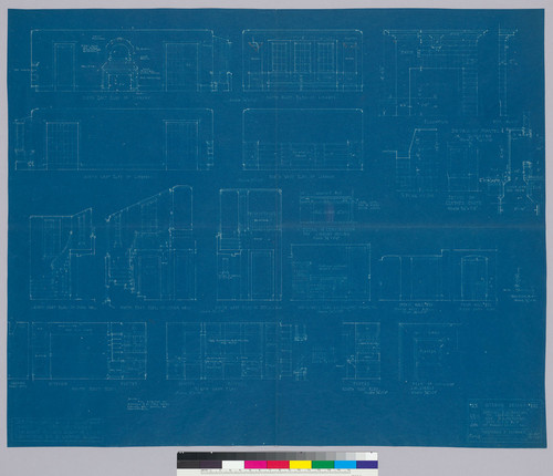 Heckscher Residence addition, interior details, San Francisco, 1919