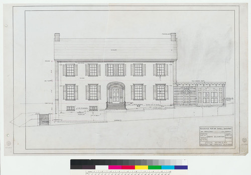 Davenport Residence, south elevation, San Francisco, 1917