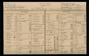 WPA household census for 922 W 74TH ST, Los Angeles County