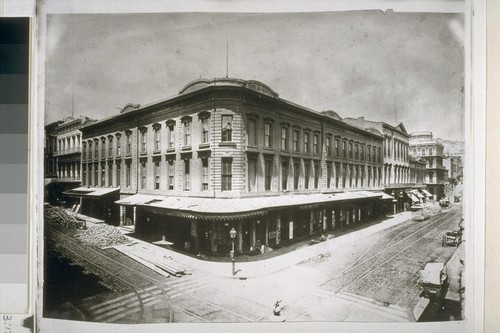 The Exchange Building. Washington and Montgomery. Ca. 1865