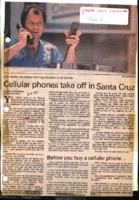 Cellular phones take off in Santa Cruz