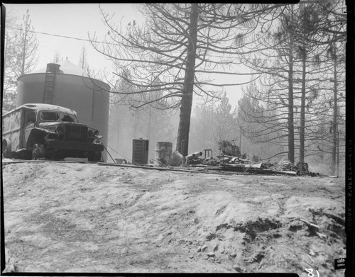 San Bernardino wildfire in 1956