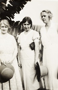 Mrs Kingston, Mrs Dodds, E.G, Nigeria, 1936