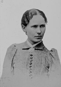Ellen Marie Nyholm, f. Bartsch. Gift med Johannes Nyholm. Udsendt 1892-92, Hankou. Danmission Photo Archive