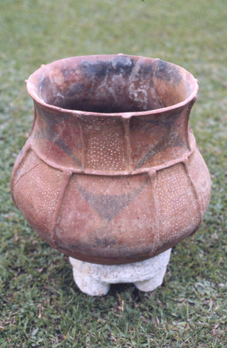 A ceramic vase, Tierradentro, Colombia, 1975