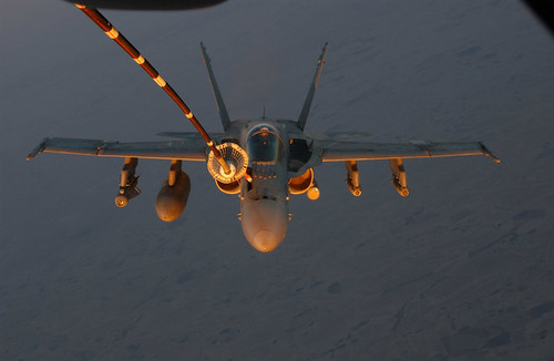 Image from us military fa-18 hornet