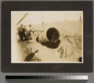 Pipe being laid in Barstow California