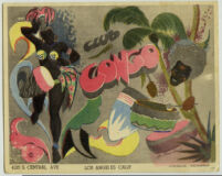 Souvenir photograph folder from Club Congo, Los Angeles, 1940s