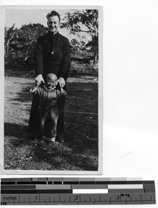 Fr. Phillip A. Taggart at Dongzhen, China, 1924