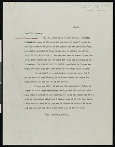 Hamlin Garland, letter, 1924-05-03, to Joseph B. Thoburn