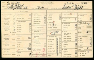 WPA household census for 1324 1/2 MYRTLE STREET, Los Angeles