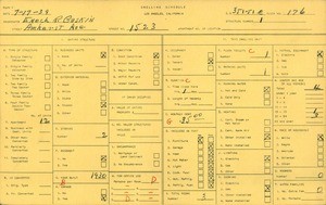 WPA household census for 1523 AMHERST AVE, Los Angeles