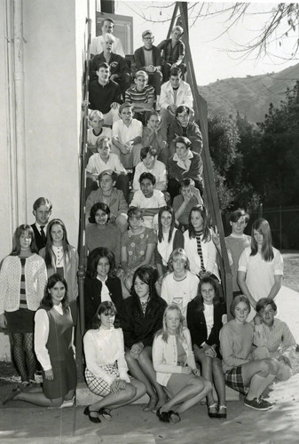 Avalon Schools, ninth grade, 1968-1969, Avalon, California (front)