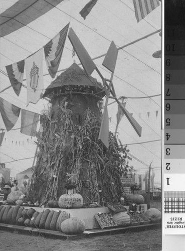 Denair's display win's first prize at the 1911 Turlock Melon Carnival